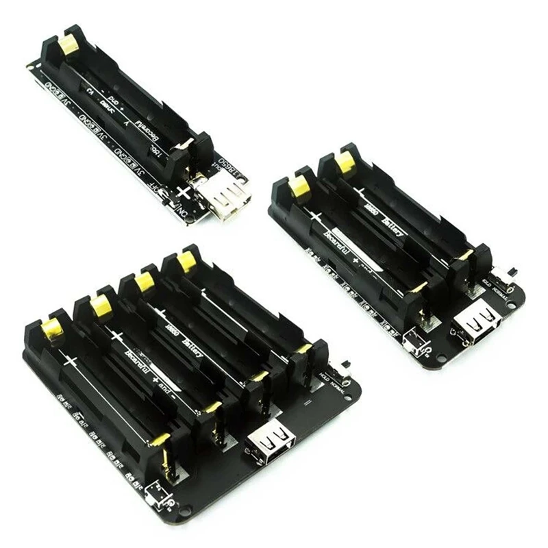 1/2/4X Mobile Power Wemos 18650 Battery Shield V8/V9 Holder Esp32 Micro Usb B2Sa