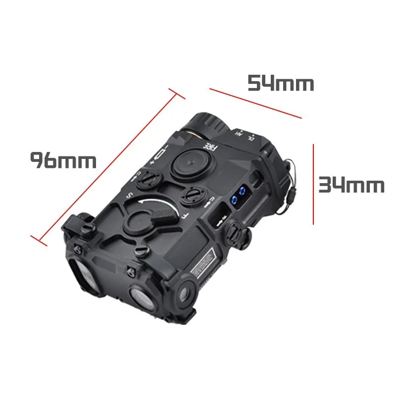 WADSN Tactical Flashlight Red Dot Sight Green Blue OGL Laser Pointer Airsoft Air Gun Ar 15 Rifle Accessories 20mm Rail