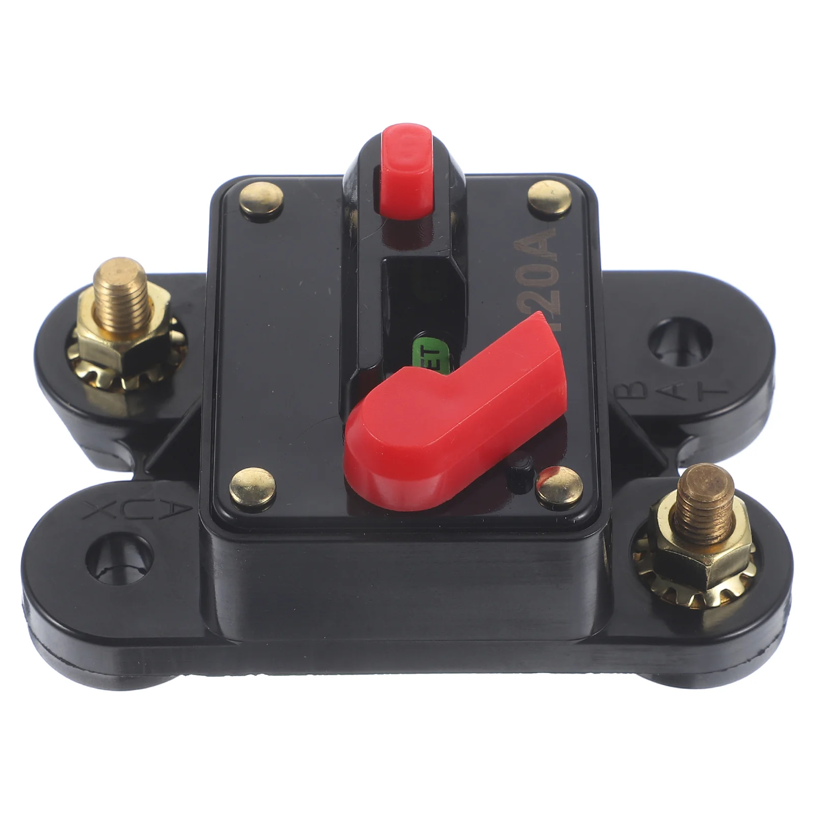 

120 Amp Circuit Breaker with Manual Reset Home Fuse Holder for Car Audio and Amps Protection