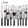 Jessup Makeup brushes 15- 25pcs Make up Brush set Professional Natural Synthetic Foundation Powder Contour Blending Eyeshadow