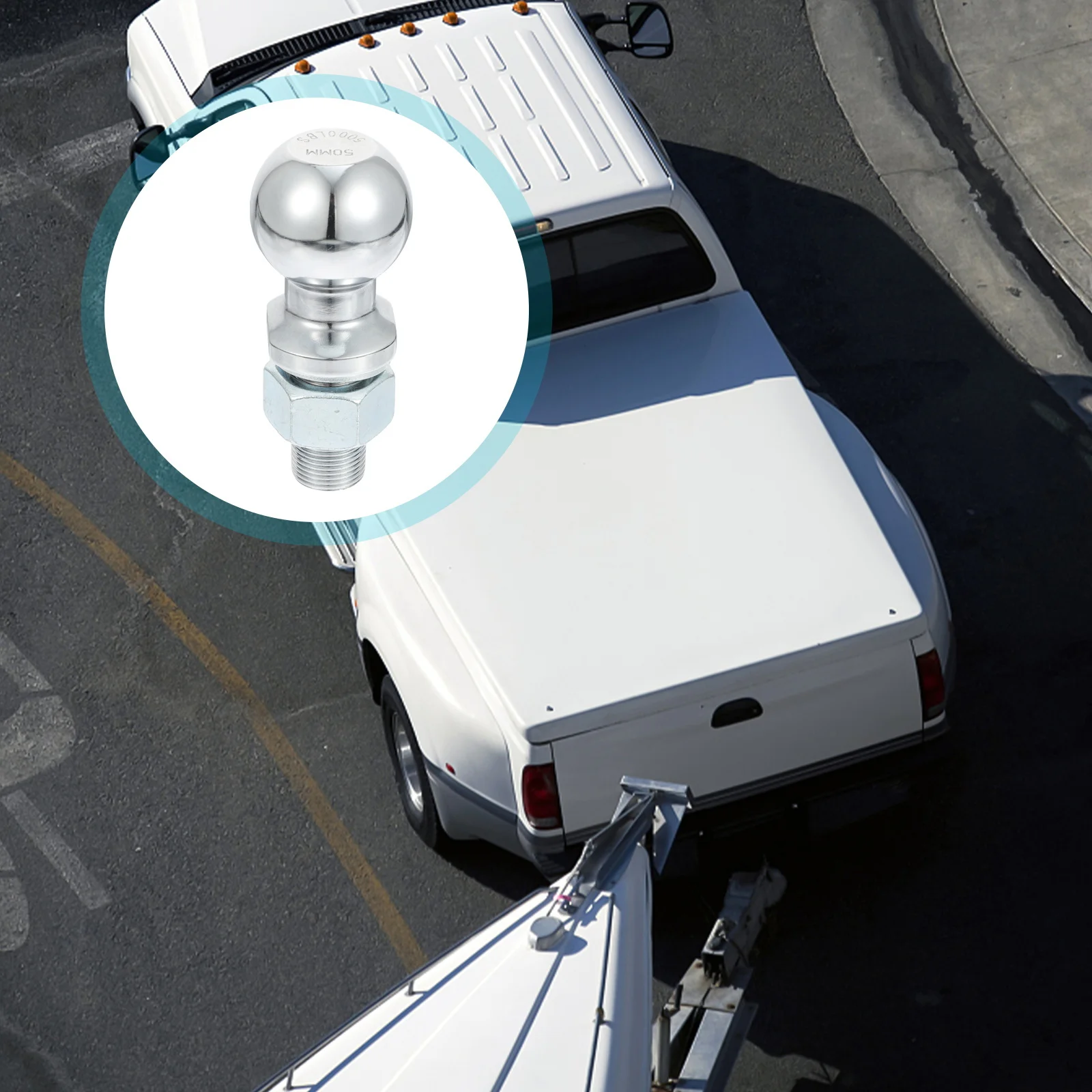 50mm Chrome Trailer Hitch Ball 5