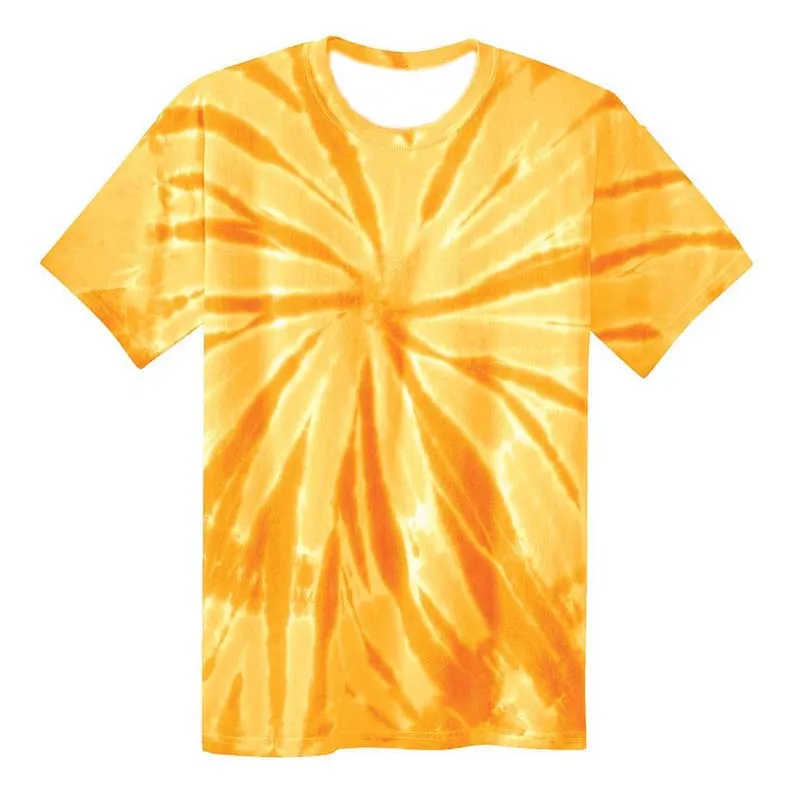 Colorful Tie Dye 3D Print T Shirt Casual Fashion