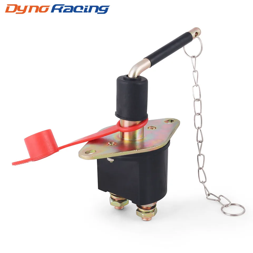 Yctze Pour Coupe Batterie 12v Tracteur Pour Coupe Batterie Pour Tracteur Mf 37 Interrupteur De Coupure De Batterie Interrupteur De Coupure De Clé Fixe Universel De Voiture 12V-60V Déconnecter L'isol