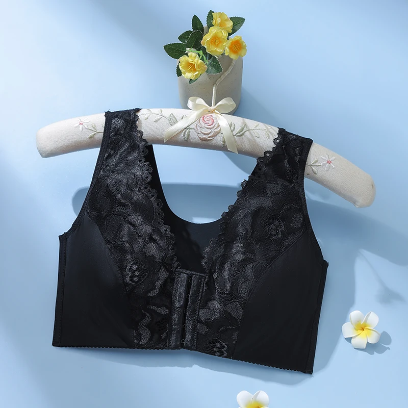 Sexy Front Closure Seamless Bra Minimizer Bra Deep Cup Plus Size Bras for Women Underwear Wireless Lingerie Anti-Sag Push up Bh 6