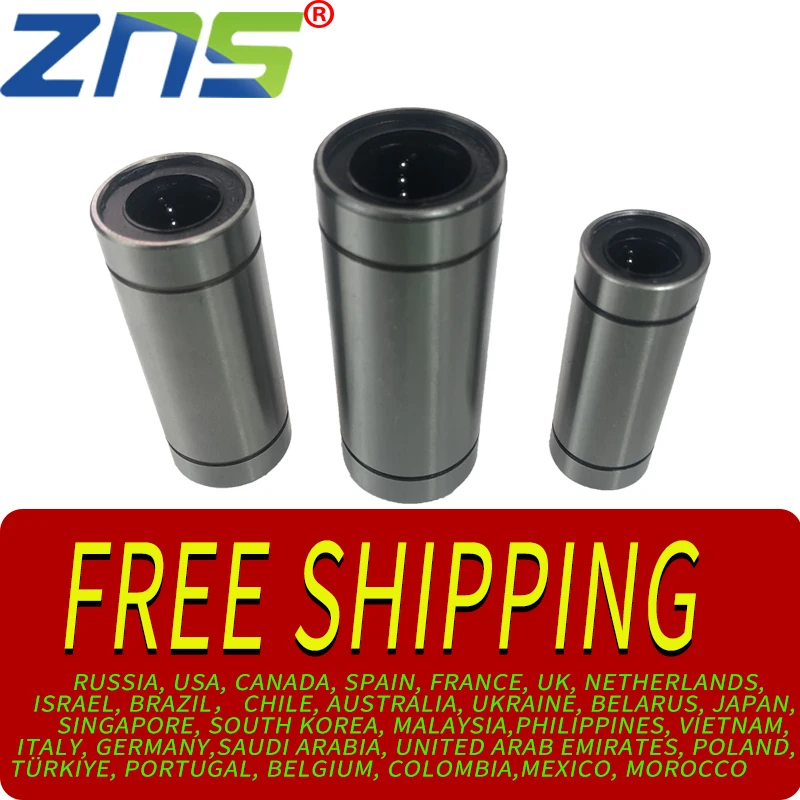 

free shipping CNC accessories Long Type Linear Bearing Linear Bushes Linear motion bearing LME12LUU LME16LUU LME20LUU