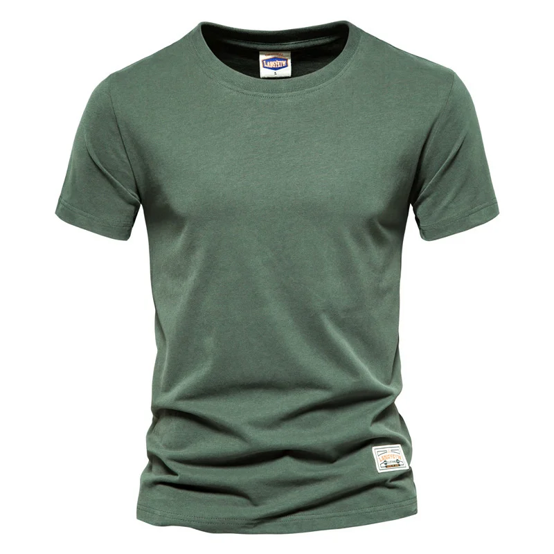 cotton t shirts 100% Cotton Long Sleeve T shirt For Men Solid Spring Casual Mens T-shirts High Quality Male Tops Classic Clothes Men's T-shirts shirt