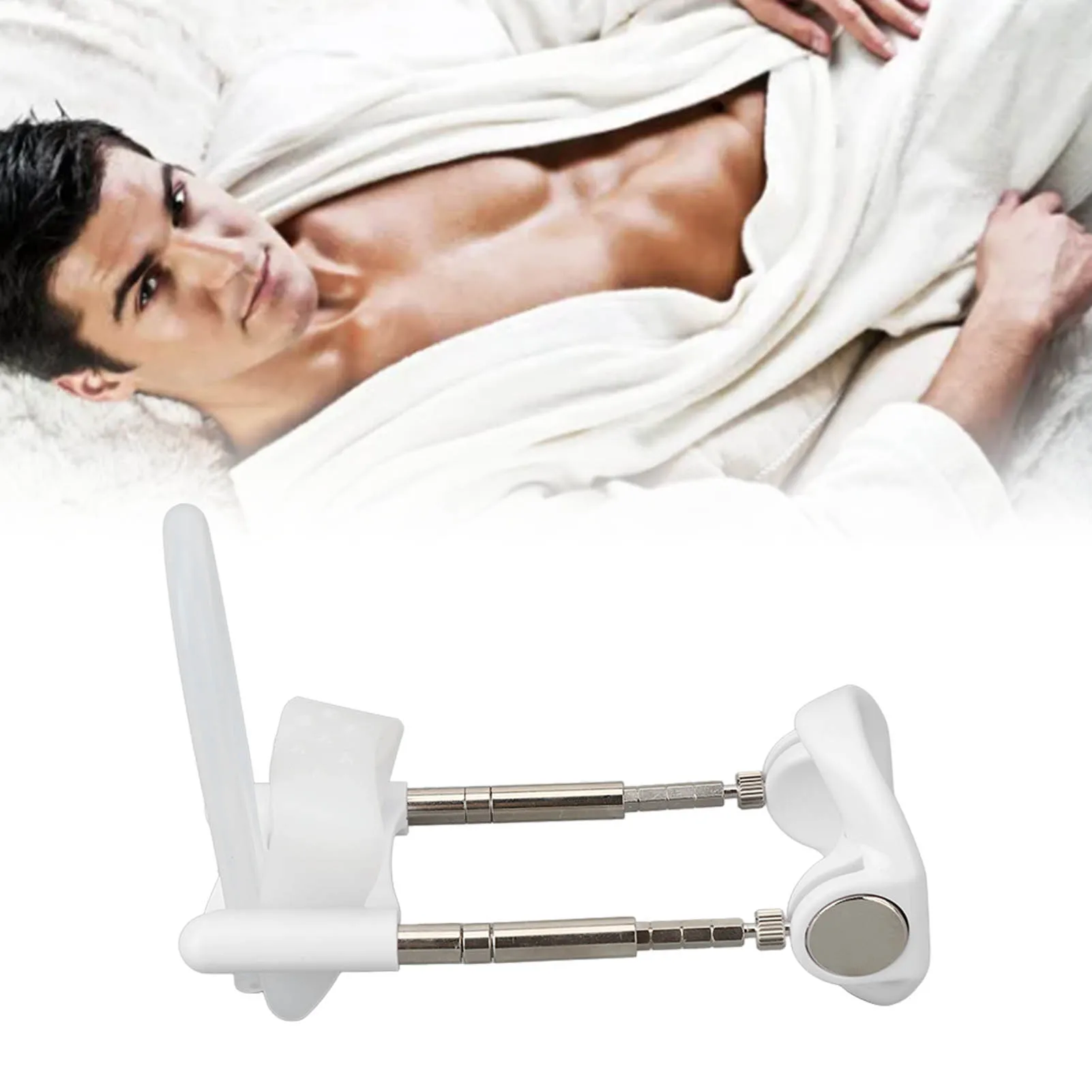 Massage Men Bracket Kit Elastic Portable Comfortable Grip Men Massage Extender Rod Kit For Home Travel Men Bracket Stretcher Kit