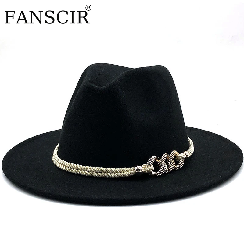 Black/Golden M WOMEN FASHION Accessories Hat and cap Golden discount 62% NoName Black hat with chain 