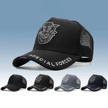 Berretto da baseball in rete traspirante di design per uomo regolabile taglie forti testa grande 56-65 cm cappello estivo casual gorras baseball hombre 1