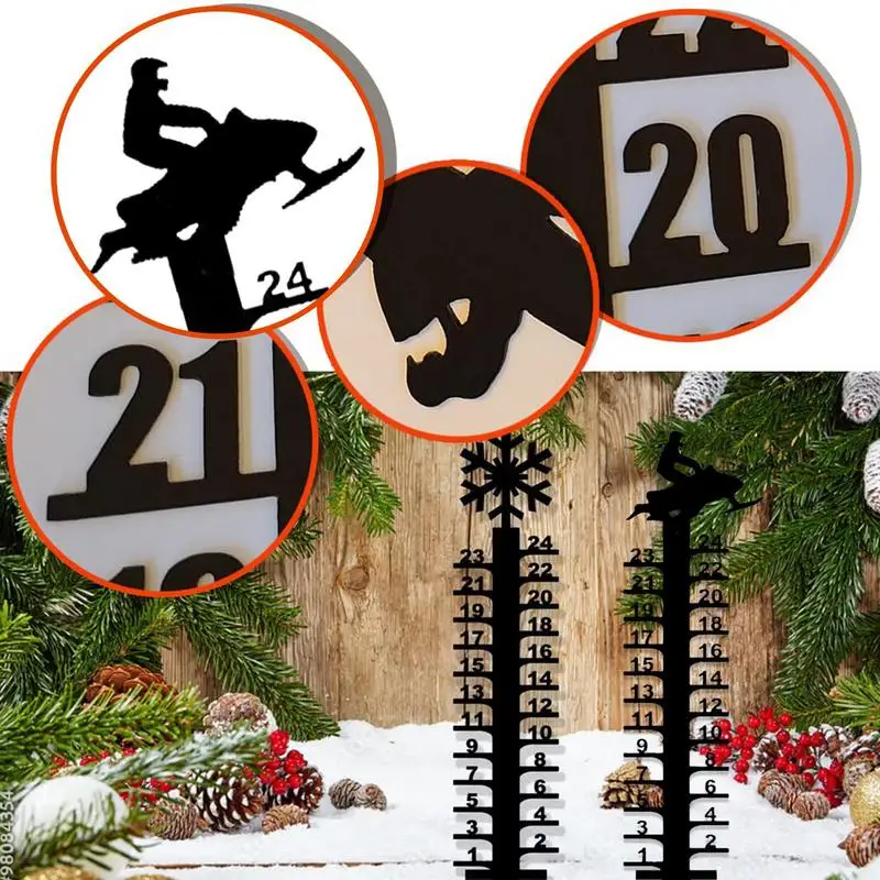 

Snowflake 24 Snow Gauge Snowflake Snow Gauge Garden Stakes Handmade Metal Yard Snow Measuring Stick Christmas Holiday Snowflake