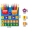 Kid Montessori Toys Felt Finger Numbers Math Toy Children Counting Early Learning For Toddlers Intelligence Development 5
