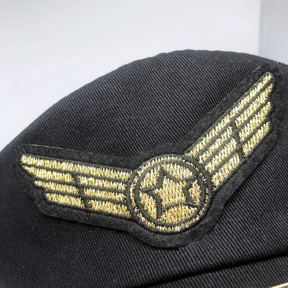 Ausgefallener Militär-Partyhut Bühnenshow-Kappe für Erwachsene Cosplay-Aufführung Unisex Bühnenshow-Accessoire – Detail 8