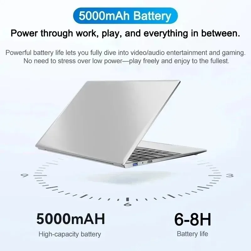 새로운 인텔 코어 i7 8650U 12GB 램 1TB 2TB SSD 14.1인치 노트북 컴퓨터 PC 울트라 슬림 노트북 윈도우 11 1920*1080 사무용 학습용