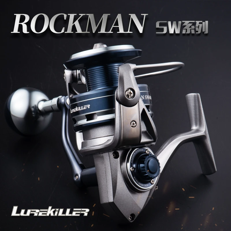 LUREKILLER リールSW10000HG, 2カップ、4号x350m Lurekiller 大型スピニングリール BLACKMARLIN 4000-10000 最大