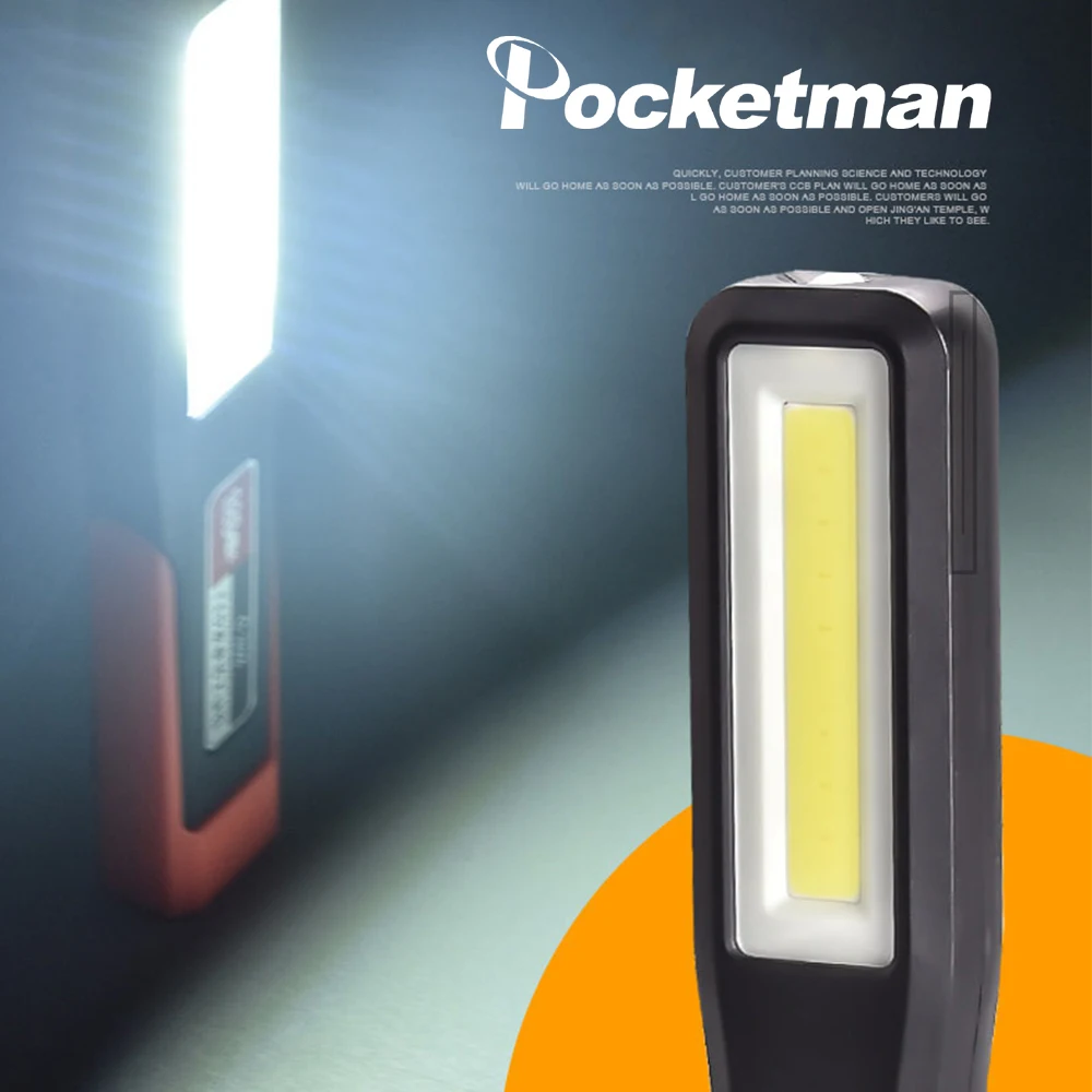 

Portable COB LED Work Lamp Rechargeable Flashlight Auto Maintenance Light Emergency Light with Magnetic Base Torch Work Light