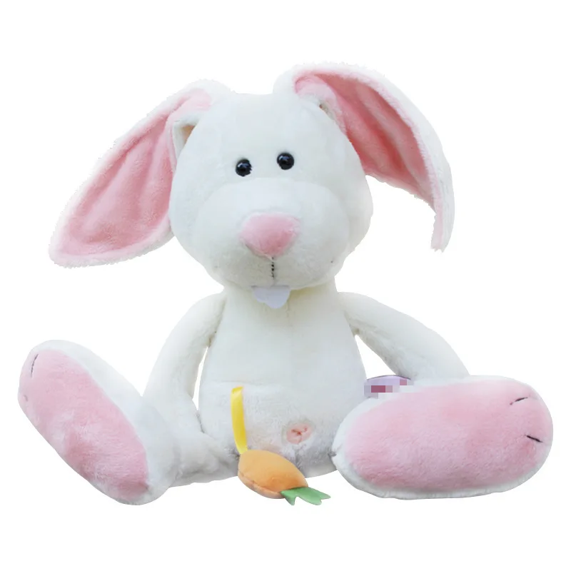 

Cute Cartoon Brown Soft Bunnies Easter Day Rabbit Toy Long Ear h Bunny Stuffed Toys Mimicking h