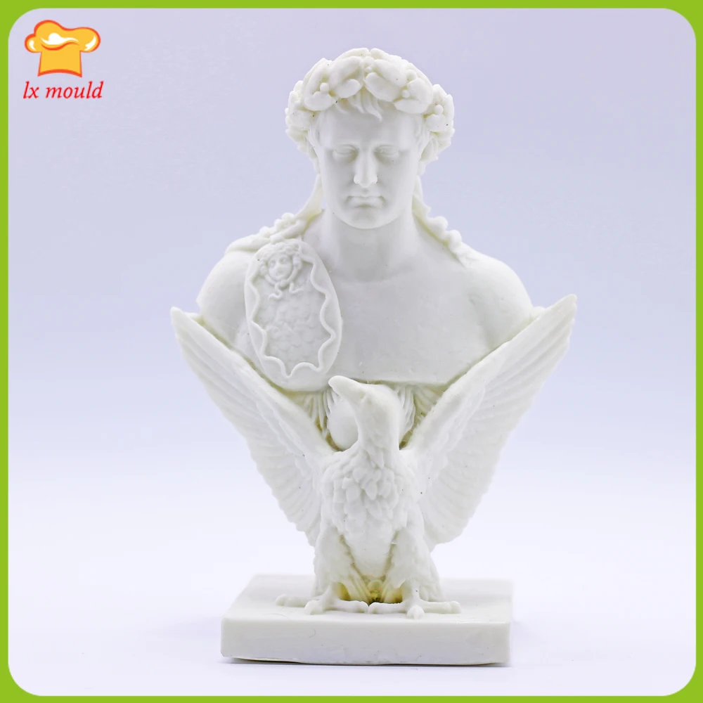Napoleone Bonnet Candle Stampo In Silicone 3D Avatar Character Resina Gesso Home Cafe Art Decoration Stampi
