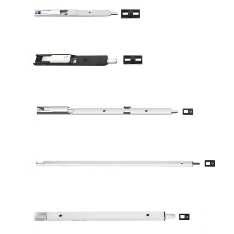 Thermal Break Aluminum Mortise Bolts-Top/Bottom Concealed for Double Leaf Doors, Zinc Alloy Heavy Duty
