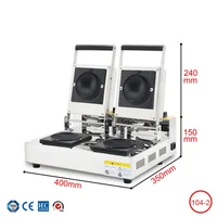 2 Moles Electric Ice Cream Sandwich Machine Hot Buger Krapfen Donut Warmer hamburger Iron Press Maker NP-104-2 2