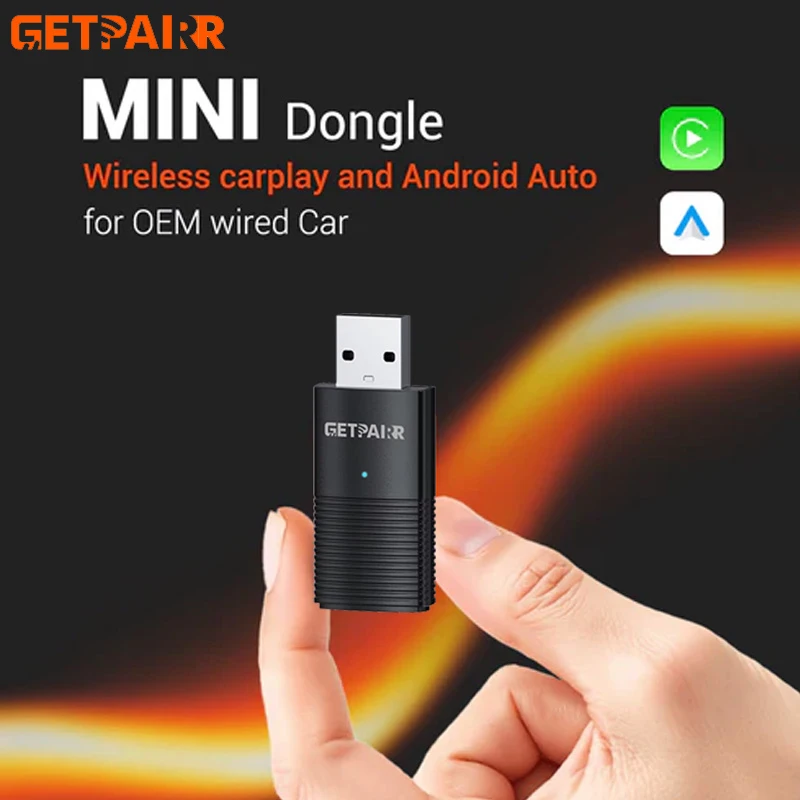 GetPairr A1 2 in 1 ミニアダプター ワイヤレス Carplay Android Auto