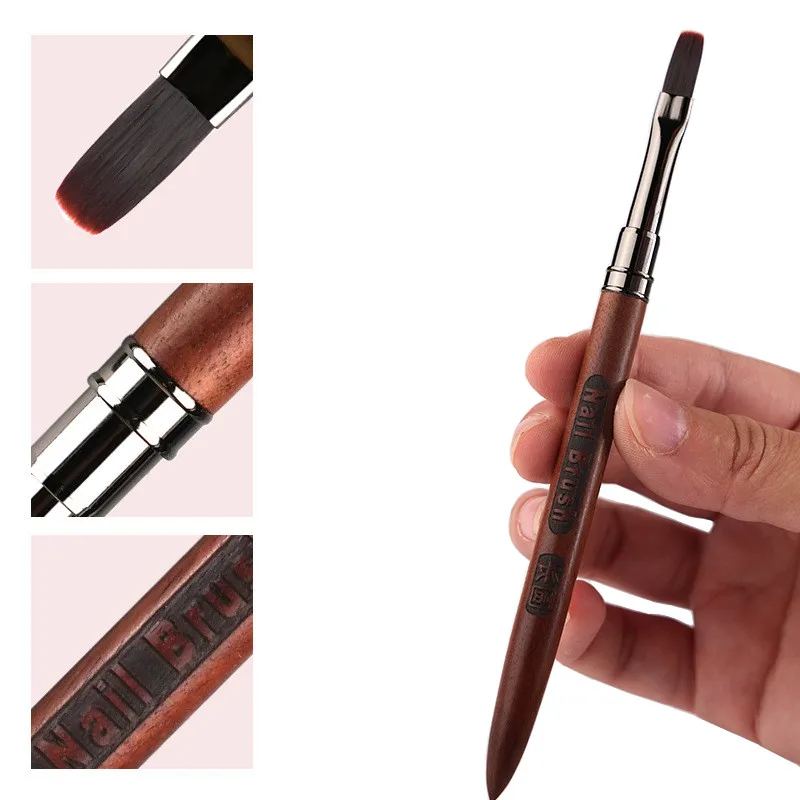 1PCS Gel Painting Brush Nail Art For Gel Tip Extension Acrylic Builder Accessory Nail Art Brushes Gel Nail Brush 5