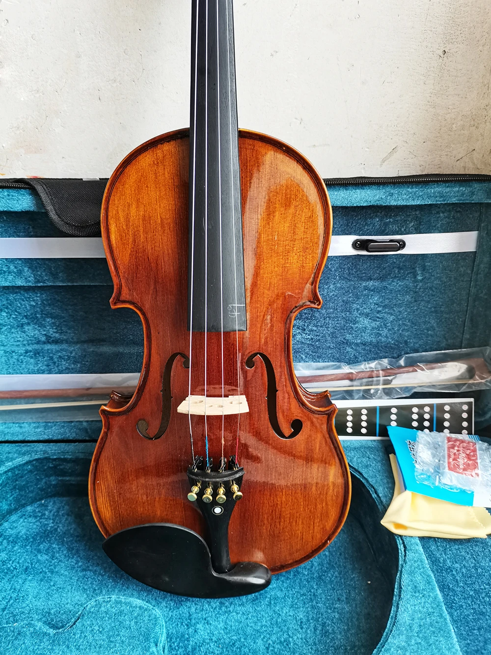 brown handmade violin 4/4 Retro Spruce Maple Back violin Beginners student Professional musical instrument violino pin