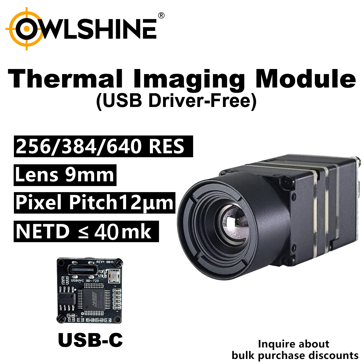 Module Caméra Drone 640 9.1 USB2.0 Argent - Haute Performance