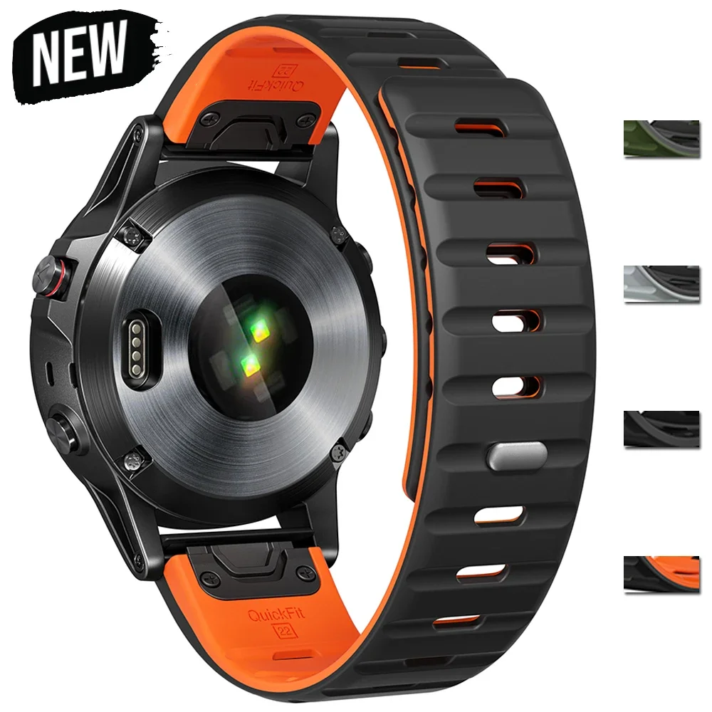 Magnetic Silicone QuickFit Watch Strap – Universal Fit, 26mm & 22mm