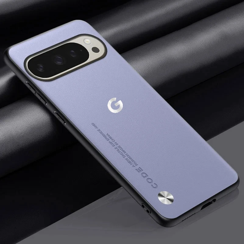 Leather G Logo Protective Phone Case with Anti-Drop TPU Bumper