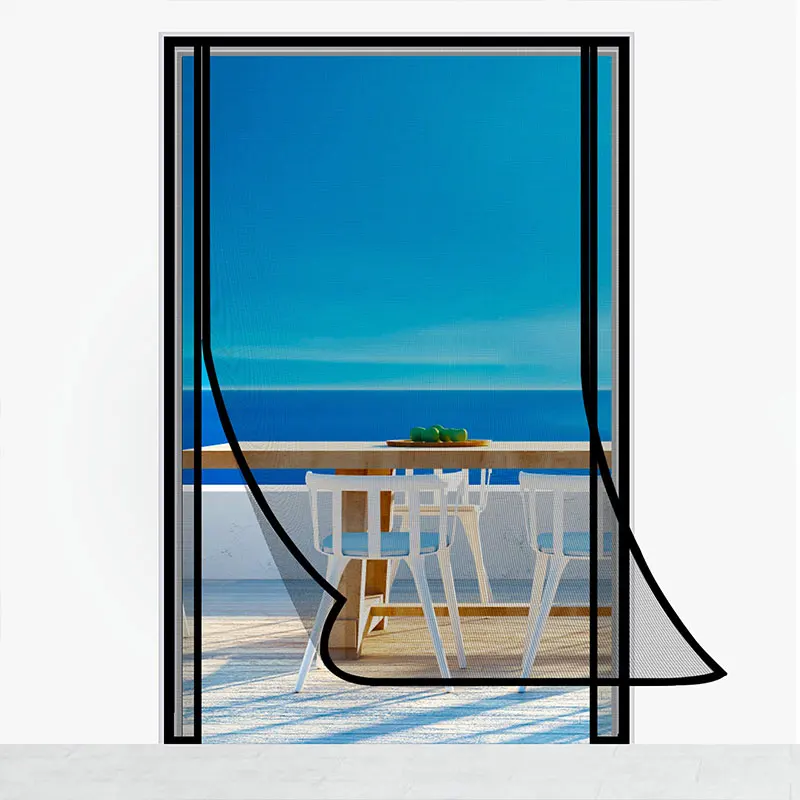Custom Magnetic Mesh Screen Door for Insects
