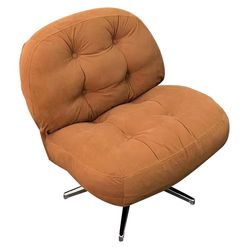Trendy Recliner Chair for Small Spaces, Vintage Rotating Single Sofa Seat, Designer Armchair for Living Rooms
