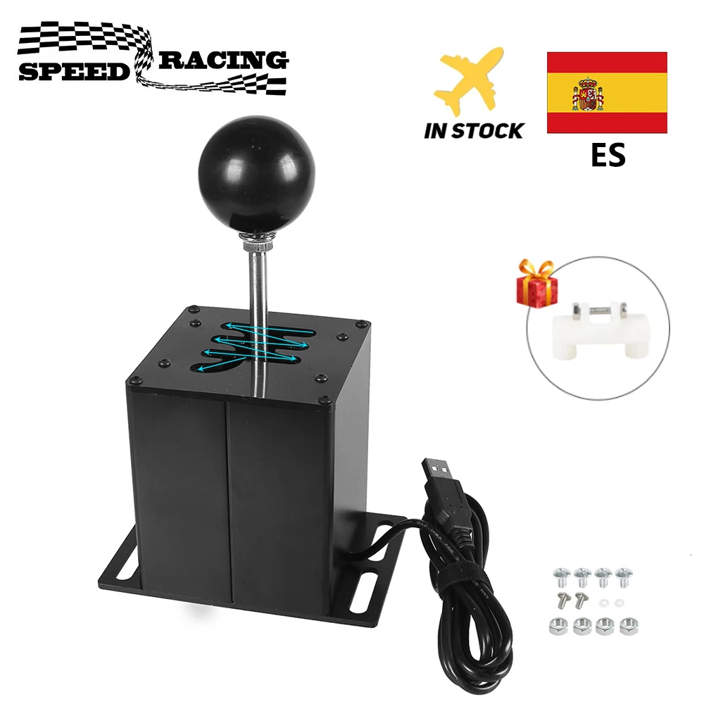 PC USB H Gear Shifter For Logitech G27 G29 G25 G920 For Thrustmaster T300RS/GT Shift Knob For