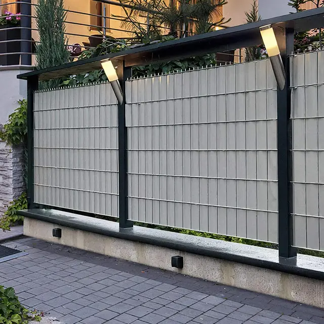 Kerti Kerítés Adatvédelmi Szalag 35M X 19 Cm Pvc Panel Dupla Rúd Kert - Image 6