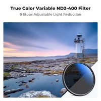 K&F Concept ND2-400 True Color C 67mm 82mm 77mm 82mm 58mm ND Netural Density Filter For Canon Nikon Sony Fujifilm Camera Lens 2