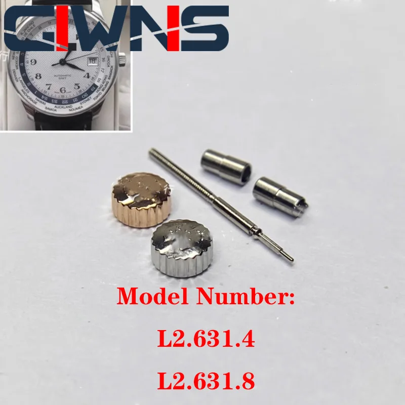 Accessori Corona Testa Orologio Per Collezione Master Longines L2.631.4 L2.631.8