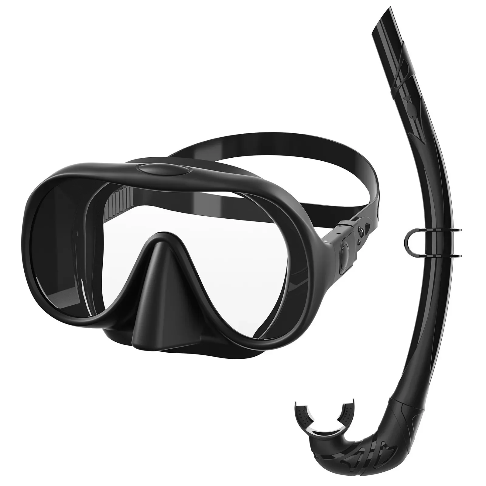 XIAOTREE 스쿠버 다이빙 마스크 스노클 세트 성인용 강화 유리 전문 파..