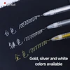 Pen+Refill Set Gel Pen Highlight Refill White Color Shinning Refill Painting Markers Drawing Pen School Supplies Multifunction 2