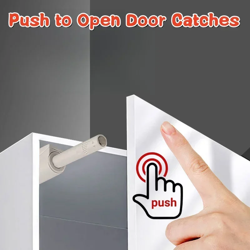 5/10Pcs Magnetic Push Latches for Cabinets Push to Open Cabinet thumbnail 6