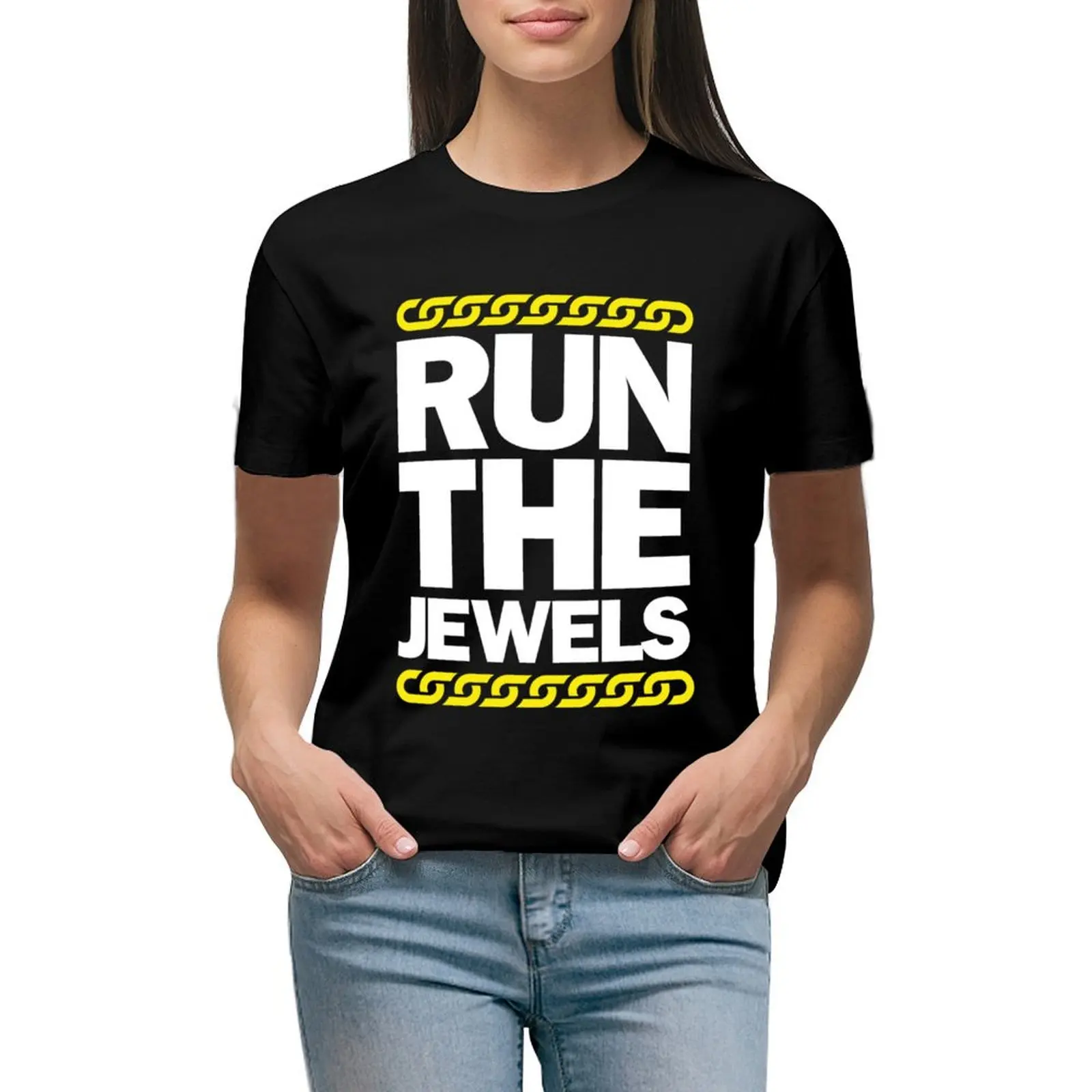 

Run The Jewels Chain T-shirt summer clothes hippie clothes lady clothes new edition t shirts for Women