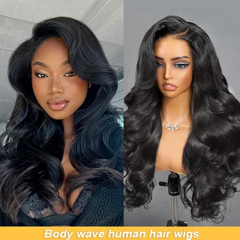 Invisible 360 Full Lace Wig Human Hair pre plucked hd Lace Wigs 100% Human Hair 13x4 Black Body Wave human hair wigs For Women