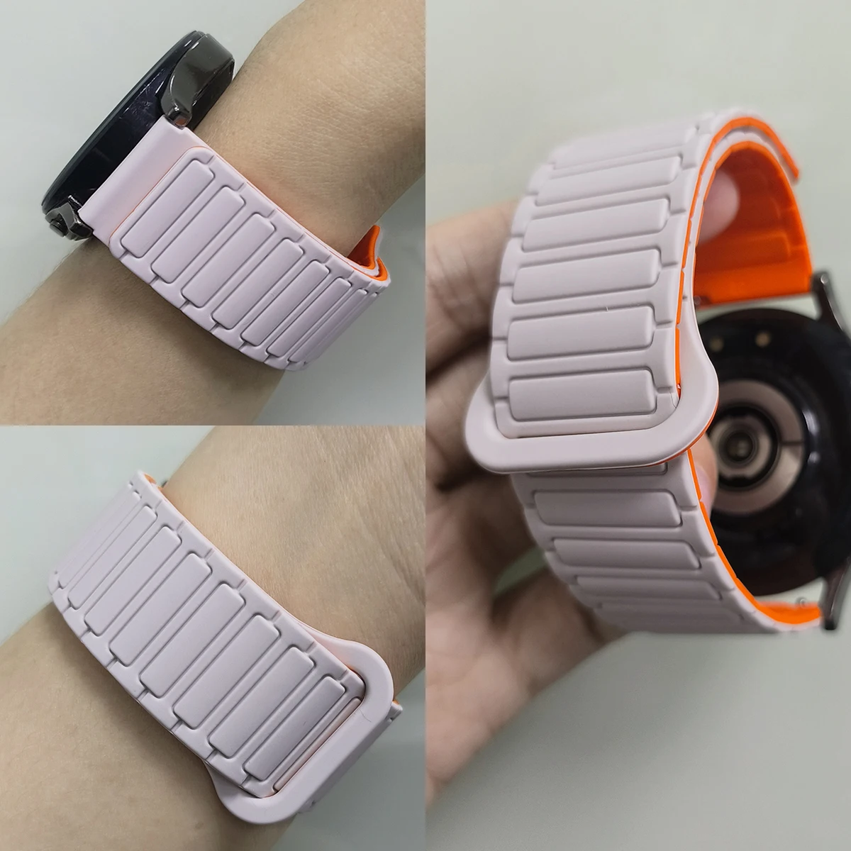 Magnetic Silicone Loop Strap - Sport Band Bracelet