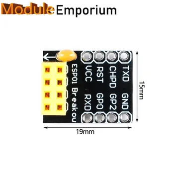 5 szt. ESP8266 płytka przyłączeniowa płyta do rozbicia płyty ESP01 WiFi moduł nadawczo-odbiorczy ESP-01 ESP-01S