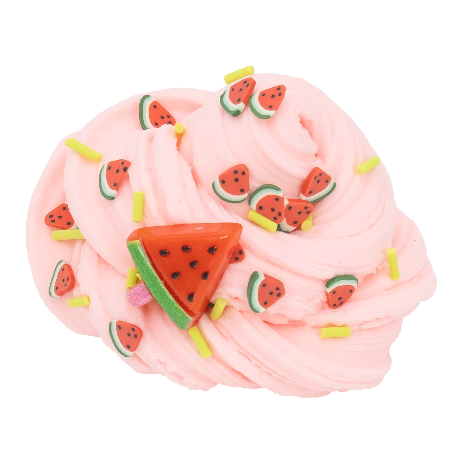 70ml Butter Slime Fluffy Kit Rainbow Fruit Cake Slime Set Stretchy Non Sticky Super Soft Sludge Polymer Clay Toy Birthday Gifts