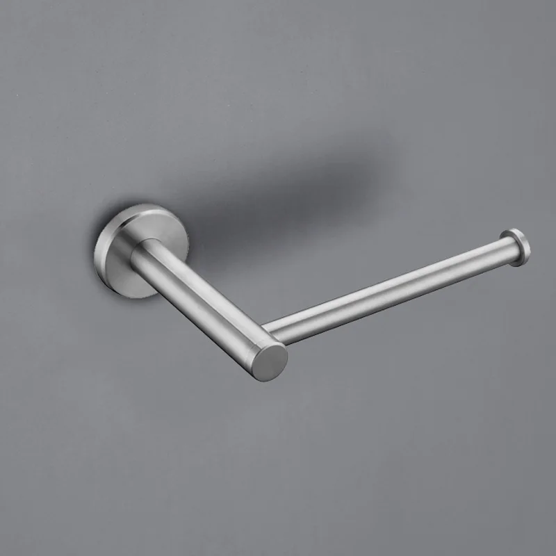 Smesiteli Bathroom Paper Holders Stainless steel Brushed Bathroom Toilet Paper Holder Roll Tissue Holder Rack Wall Mount