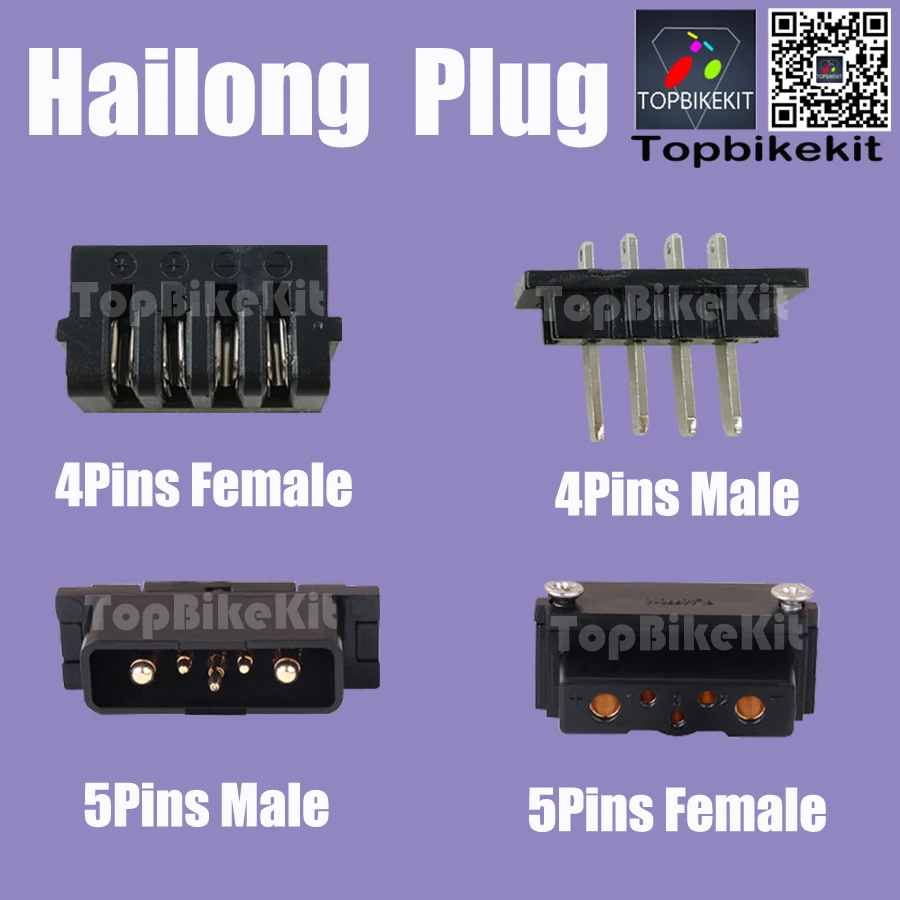 Connecteur de Base pour vélo électrique, 9mm, 2 3 4 5 6 broches, câble