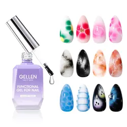 GELLEN Ultra Gloss Nail Top Coat - 18ML Large Bottle for Superior Shine and Long - Lasting Glossy Finish (Blooming gel)