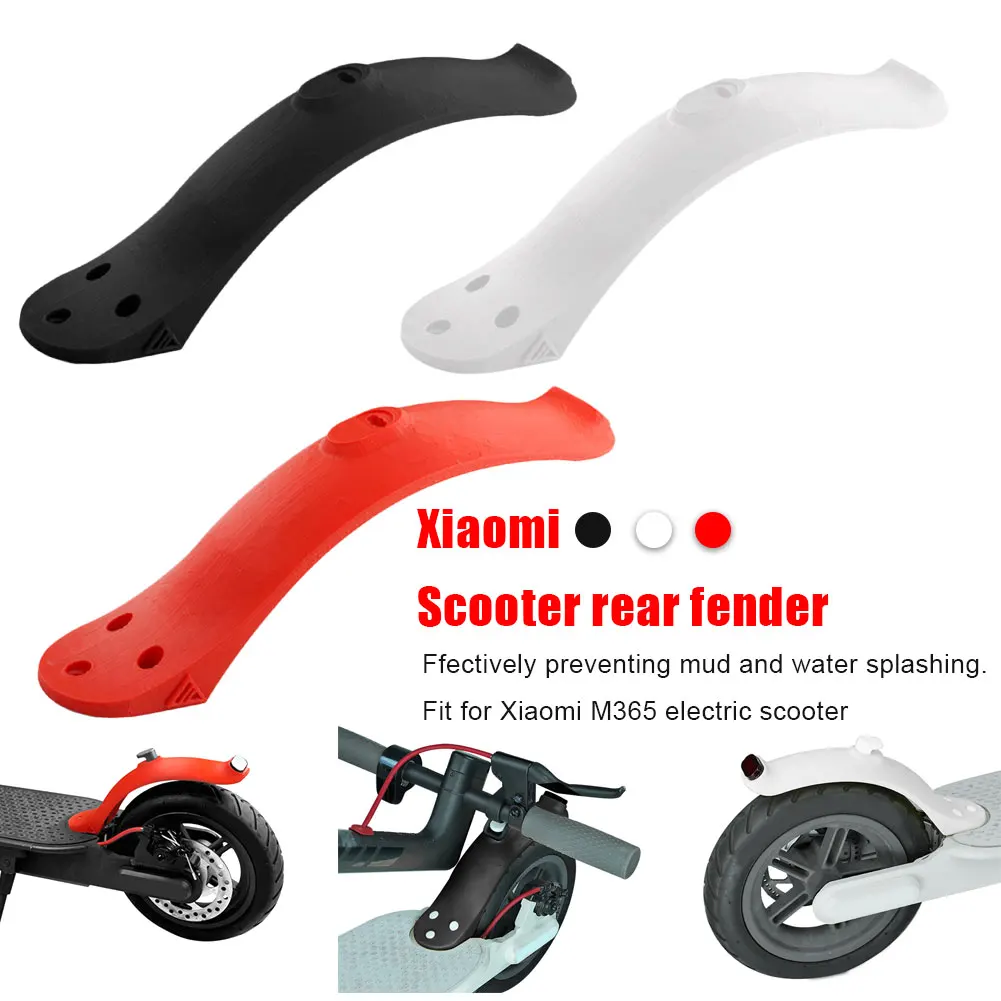 

Scooter Rear Fender Mudguard Fender Guard With Taillight and Hook For Xiaomi Mijia M365 Electric Scooter Replacement Accessories