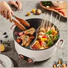 220V Electric Hot Pot Multicooker Household Non-stick Cooking Machine Frying Pan Pot 5L Double-flavor Hot Pot 3L Single Pot 4