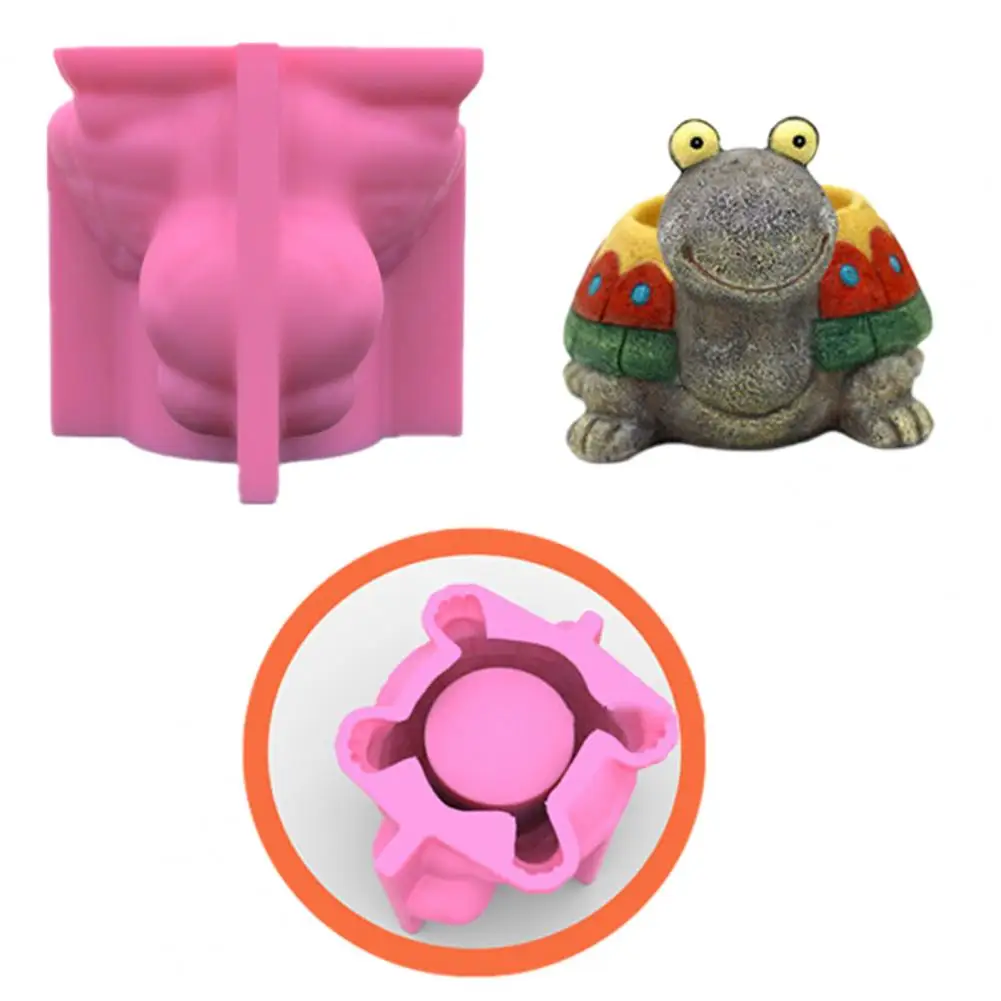 

Silicone Mold Useful Decorative Flexible Crafts Making Flower Pot Soap Silicone Mold Household Supply
