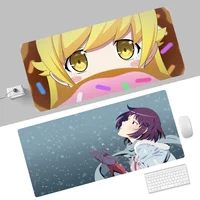 Monogatari Series Non-slip Lockedge PC Gaming Mouse Pad Gamer Desk Mats Keyboard Pad Mause Pad Muismat 2